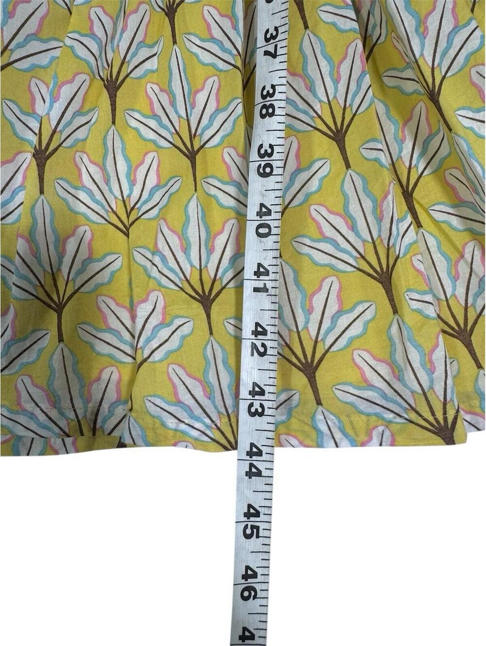 Boden Women's Boden Bernadette Cotton Midi Dress 6P Yellow Pockets Dr1 - Picture 7 of 9